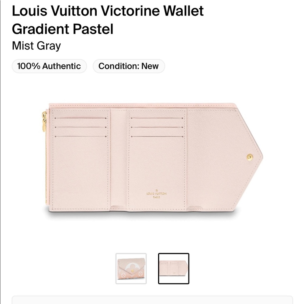 Small LV Victorine Gradient Wallet - Picture 2 of 2